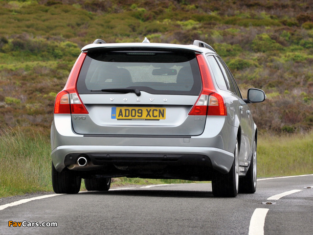 Volvo V70 R-Design UK-spec 2009–11 wallpapers (640 x 480)