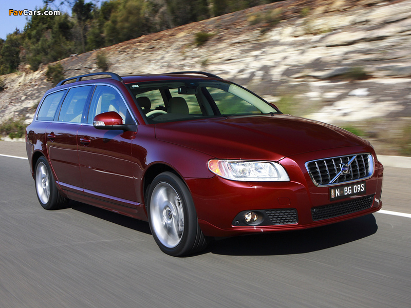 Volvo V70 T6 AU-spec 2008–13 wallpapers (800 x 600)