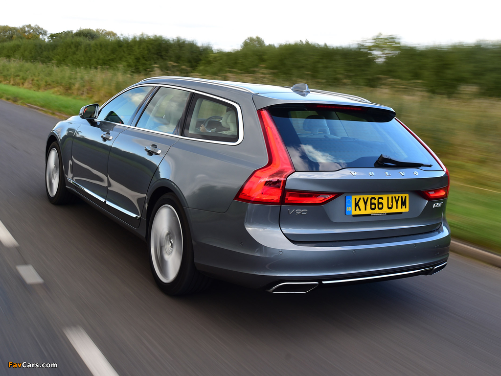 Volvo V90 D5 Inscription UK-spec 2016 images (1024 x 768)