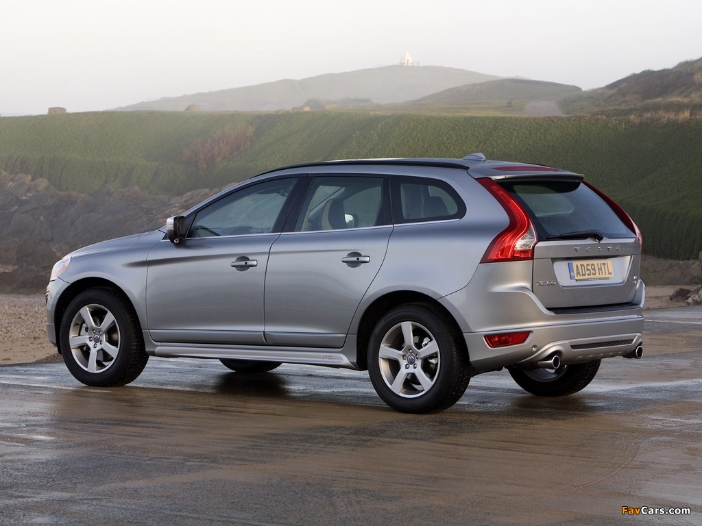 Volvo XC60 R-Design UK-spec 2009–13 wallpapers (1024 x 768)