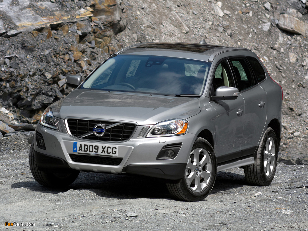 Volvo XC60 DRIVe Efficiency UK-spec 2009–13 wallpapers (1024 x 768)