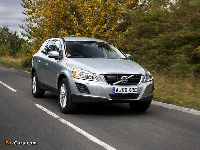 Volvo XC60 D5 UK-spec 2008 wallpapers (640 x 480)