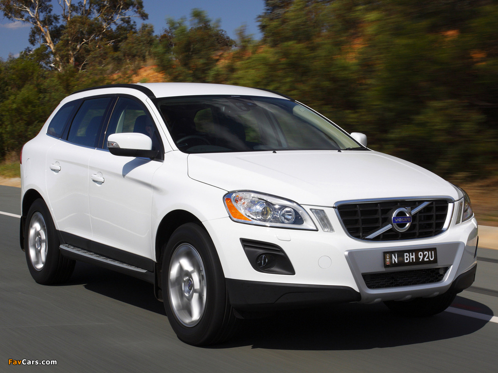 Volvo XC60 T6 AU-spec 2009–13 wallpapers (1024 x 768)