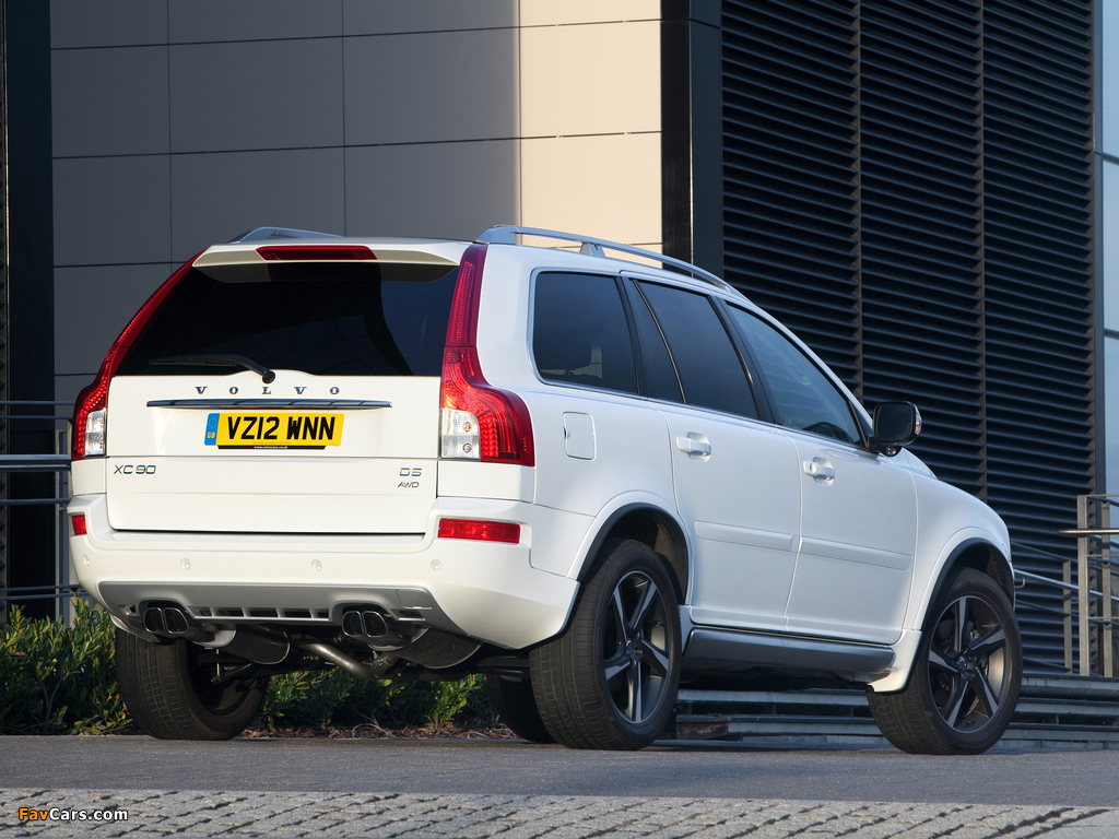 Images of Volvo XC90 R-Design UK-spec 2012 (1024 x 768)