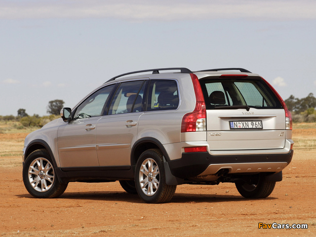 Volvo XC90 D5 AU-spec 2006–07 images (640 x 480)