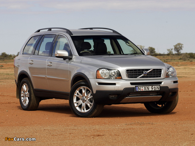 Volvo XC90 D5 AU-spec 2006–07 pictures (640 x 480)