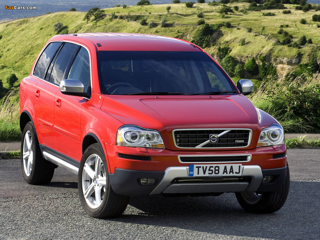 Volvo XC90 R-Design UK-spec 2008–09 photos (1024 x 768)