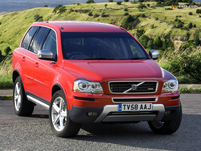 Volvo XC90 R-Design UK-spec 2008–09 photos (800 x 600)