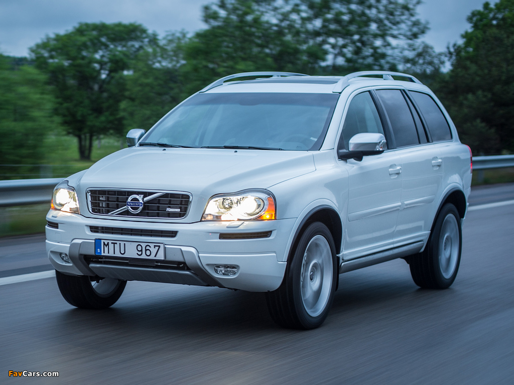 Volvo XC90 D5 R-Design 2012 images (1024 x 768)