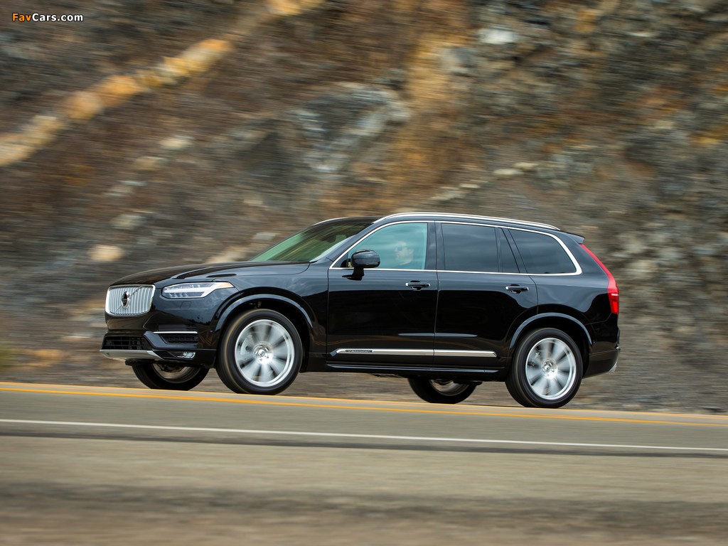 Volvo XC90 T6 Inscription "First Edition" US-spec 2015 wallpapers (1024 x 768)