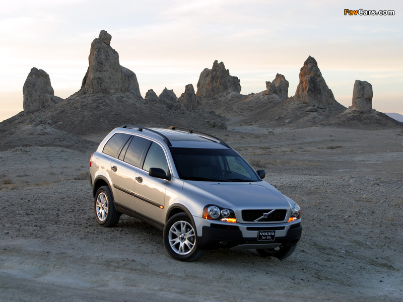 Volvo XC90 US-spec 2002–06 wallpapers (800 x 600)