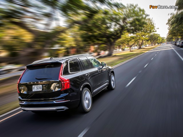 Volvo XC90 T6 Inscription "First Edition" US-spec 2015 wallpapers (640 x 480)