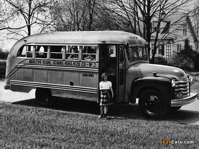 Chevrolet 4500 School Bus by Wayne (RL-4502) 1948 wallpapers (640 x 480)