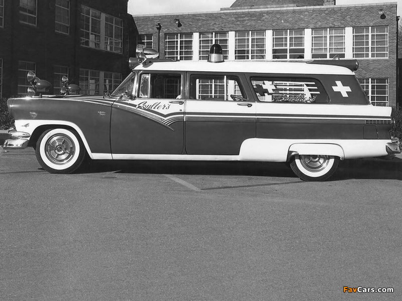 Ford Country Sedan Ambulance by Weller 1956 wallpapers (800 x 600)