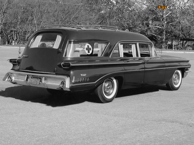 Oldsmobile Super 88 Ambulance by Weller 1960 wallpapers (640 x 480)