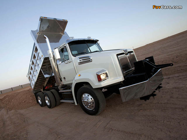 Western Star 4700 Set Back Dump Truck 2011 images (640 x 480)