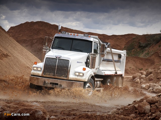 Images of Western Star 4800 SB 8x4 Dump Truck 2008 (640 x 480)