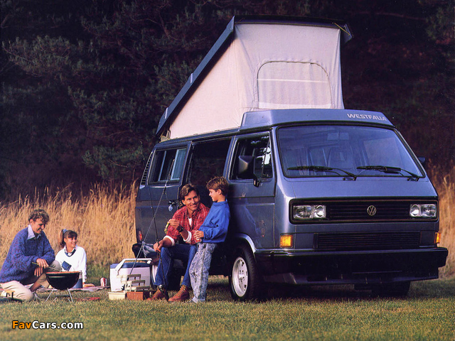 Pictures of Volkswagen T3 Vanagon Camper by Westfalia 1987–91 (640 x 480)