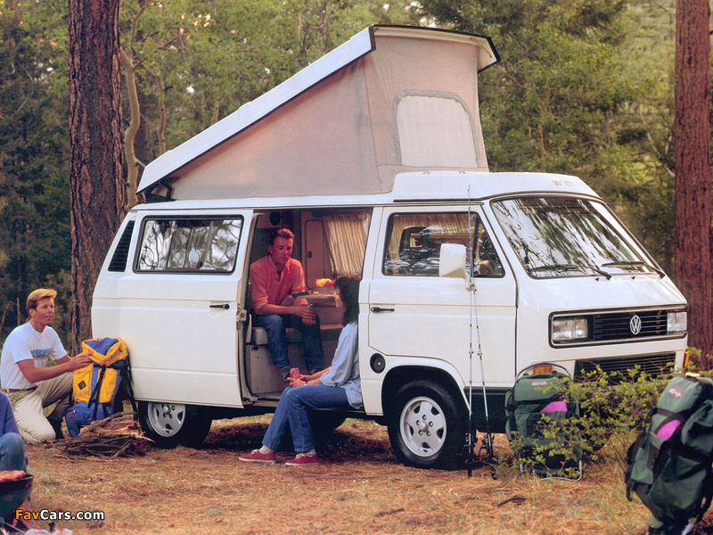 Volkswagen T3 Vanagon Camper by Westfalia 1987–91 wallpapers (800 x 600)