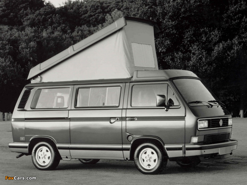 Volkswagen T3 Vanagon Camper by Westfalia 1987–91 photos (800 x 600)