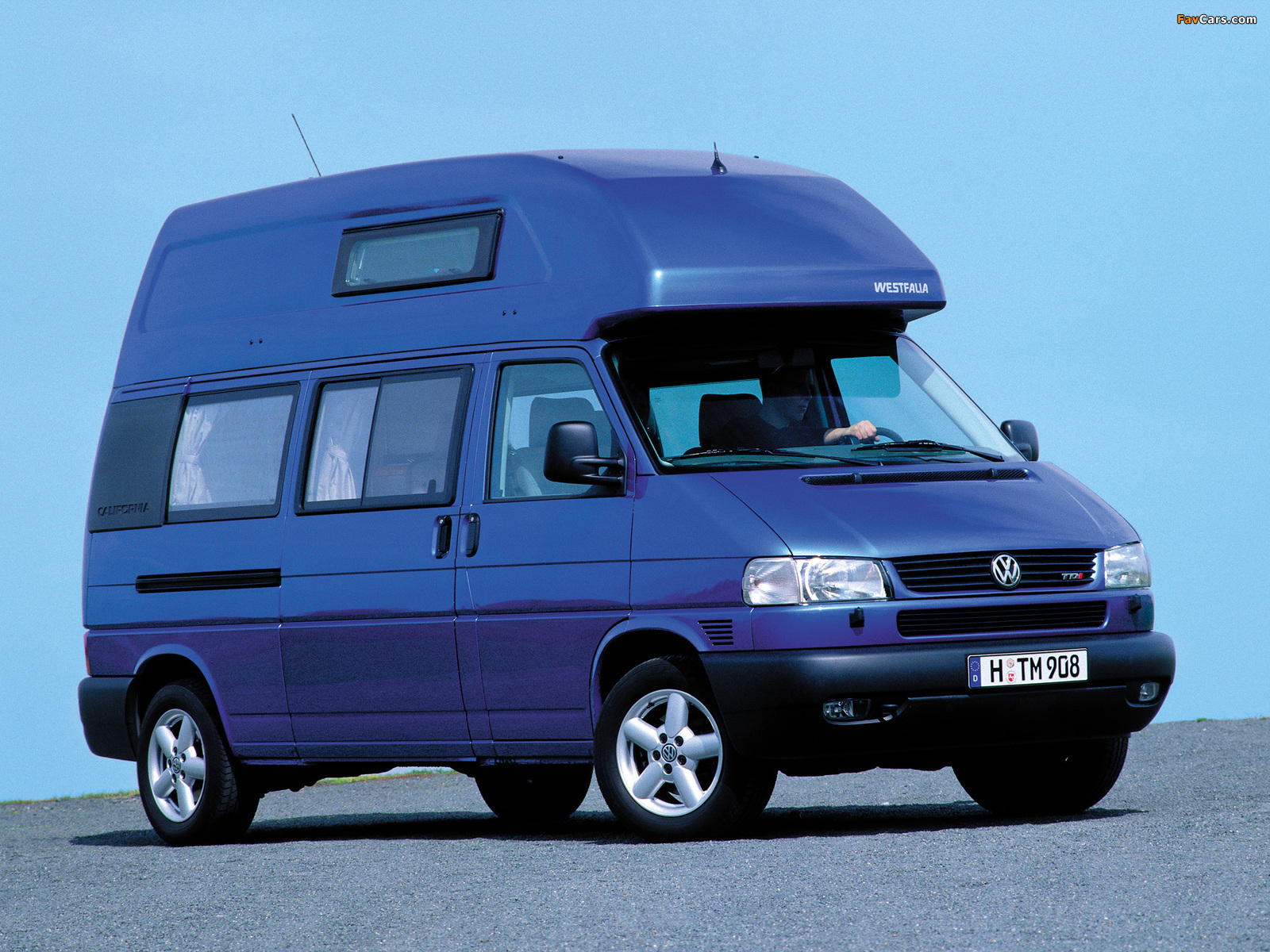 Volkswagen T4 California High Roof by Westfalia 1996–2003 photos (1600 x 1200)