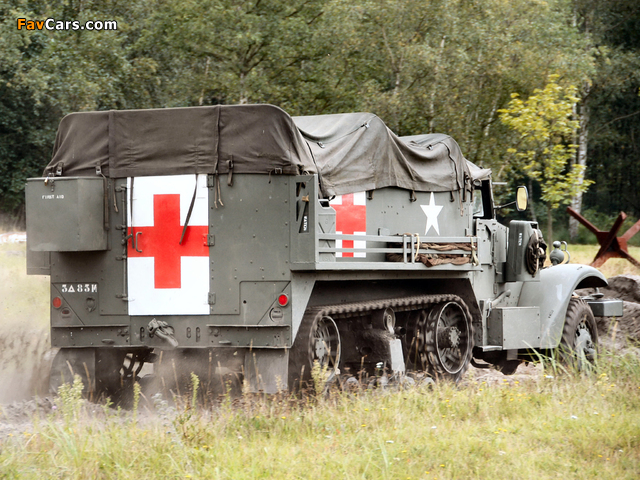 White M3 Half-track Ambulance 1940–45 images (640 x 480)