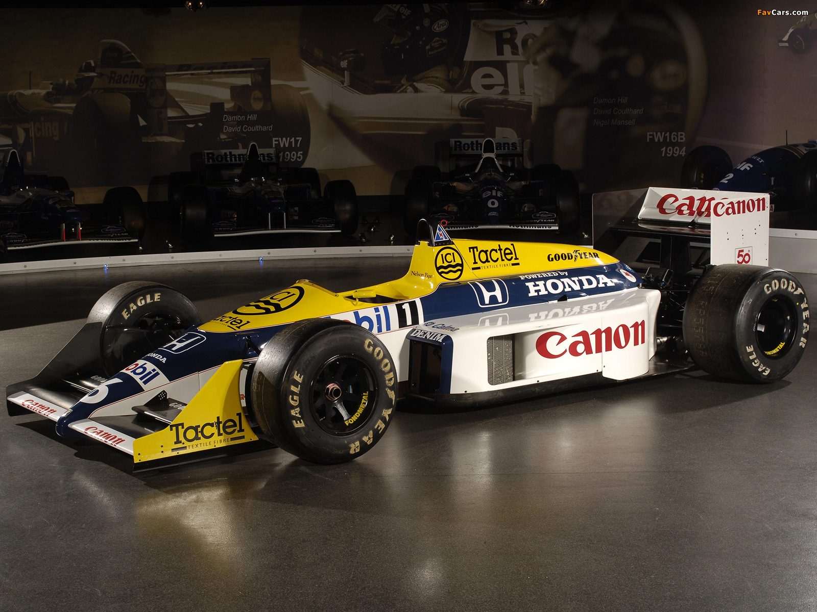 Photos of Williams FW11B 1987 (1600 x 1200)