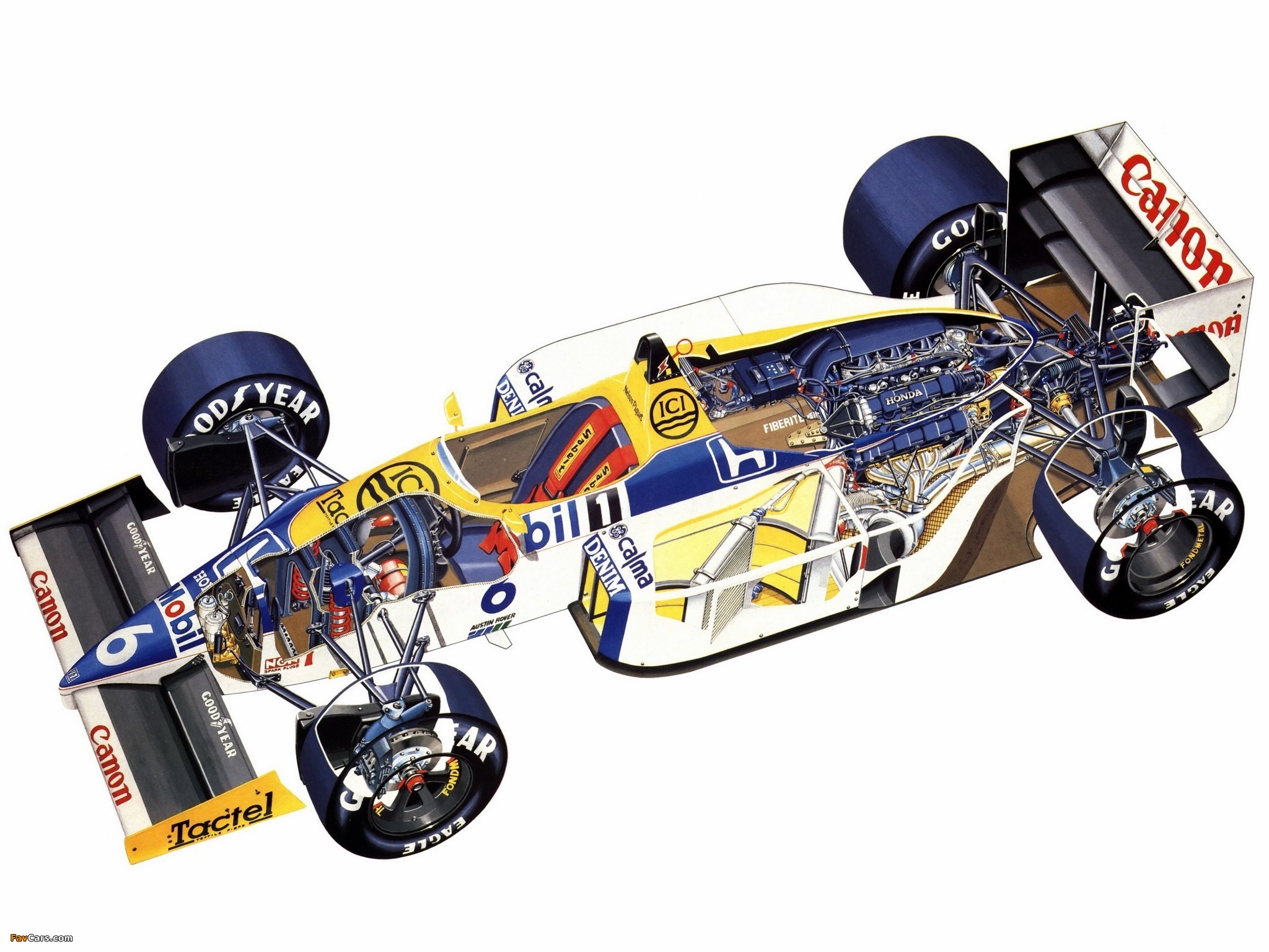 Pictures of Williams FW11 1986 (2048 x 1536)