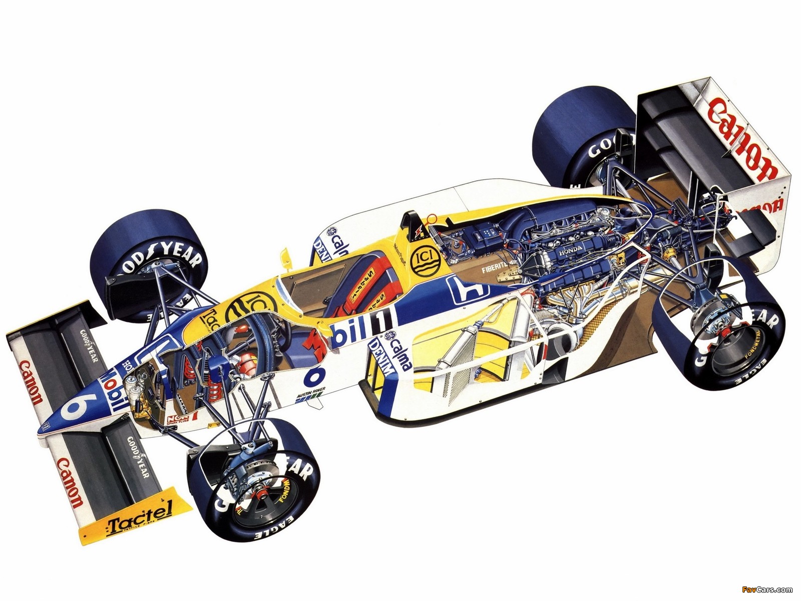 Pictures of Williams FW11 1986 (1600 x 1200)