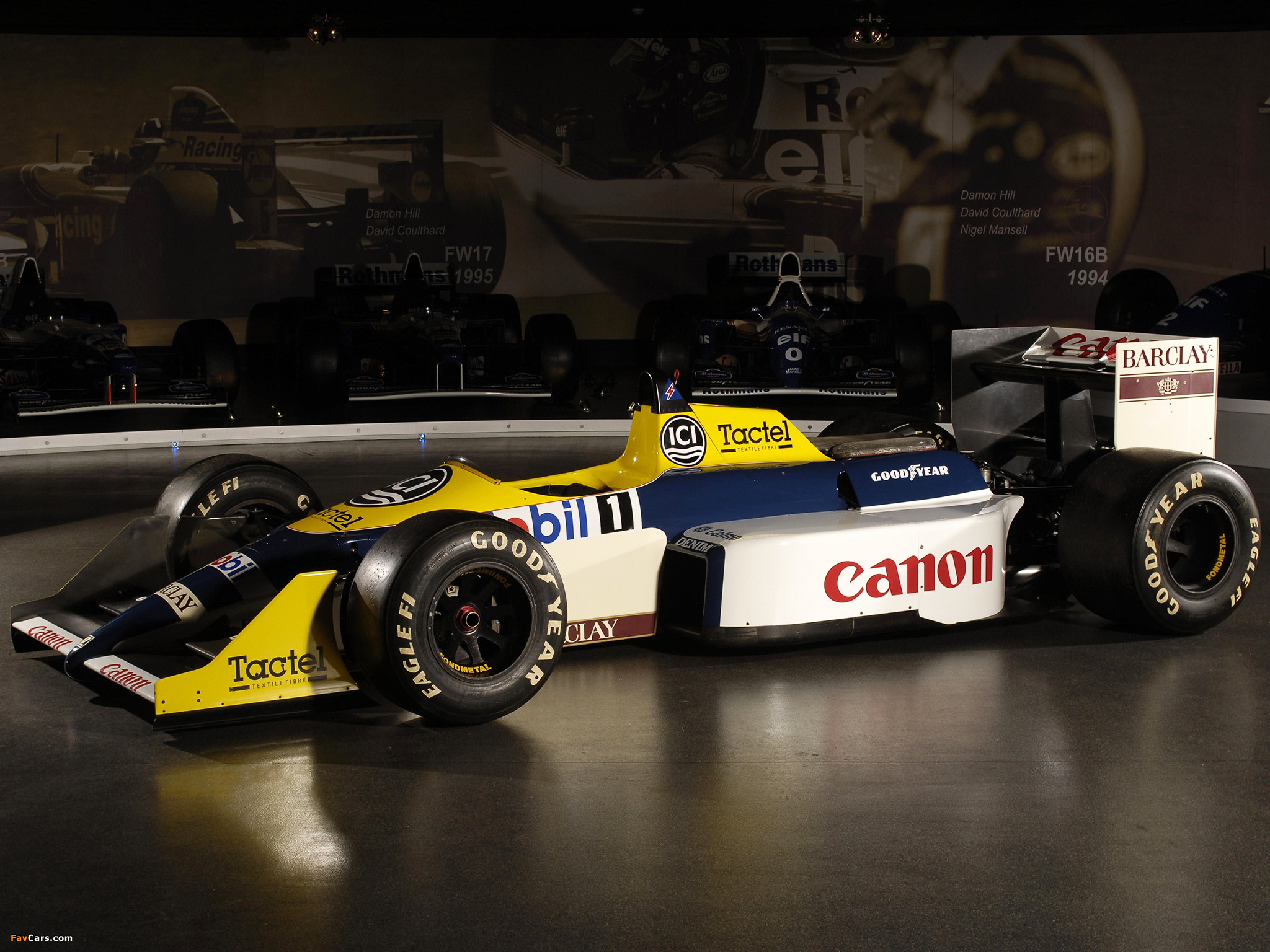 Williams FW11C 1987–88 wallpapers (2048 x 1536)