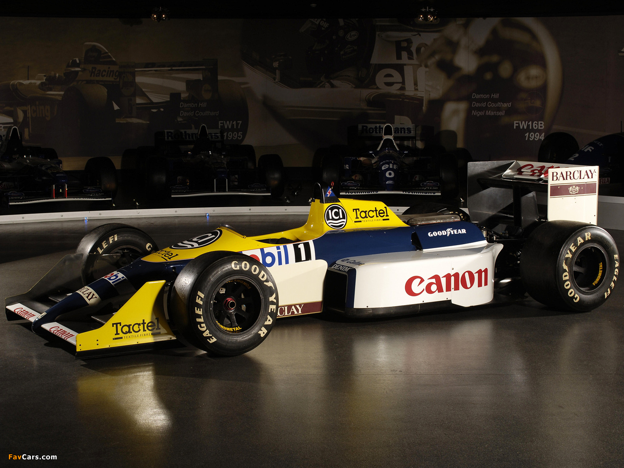 Williams FW11C 1987–88 wallpapers (1280 x 960)