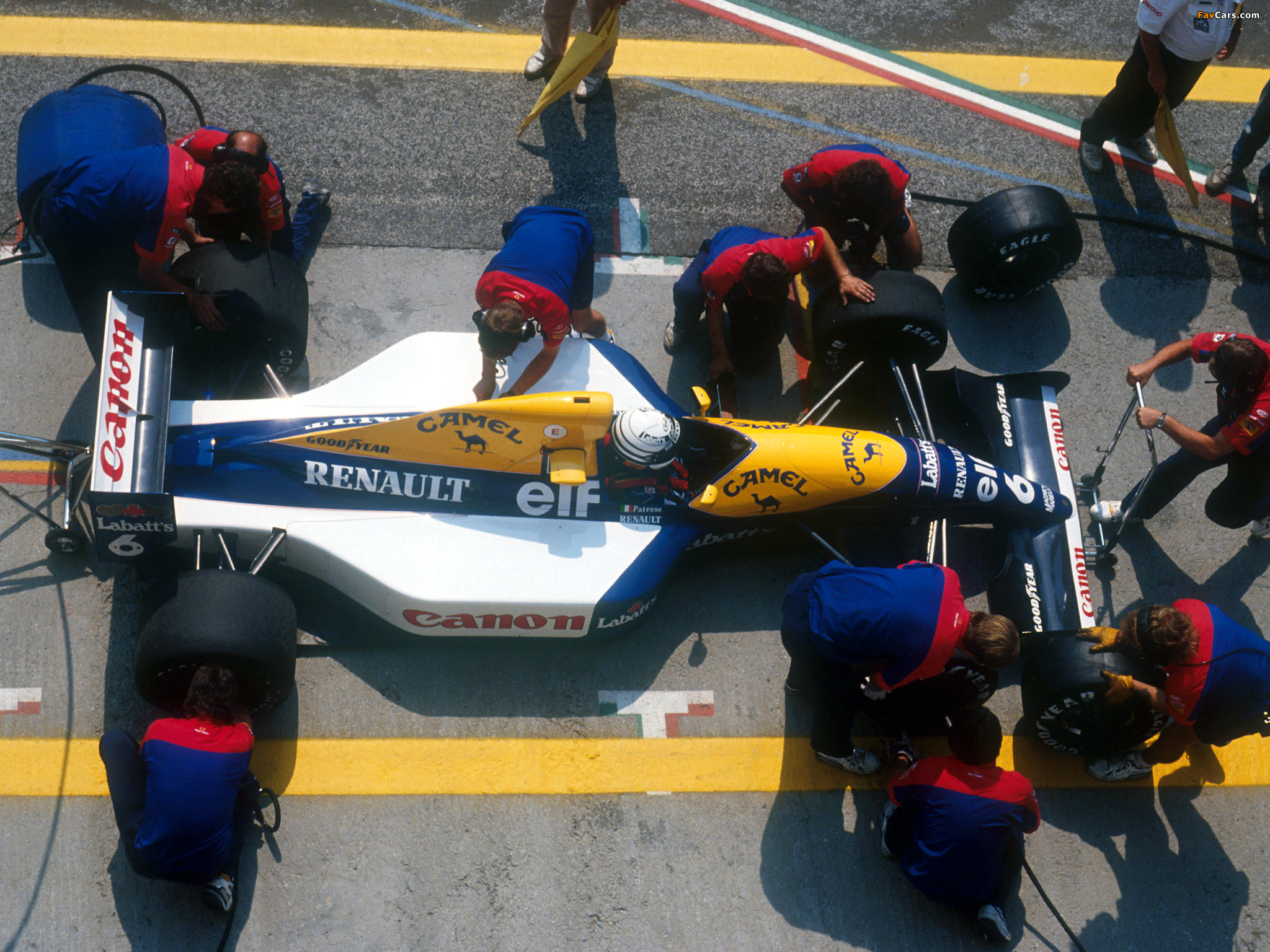 Pictures of Williams FW14 1991 (2048 x 1536)