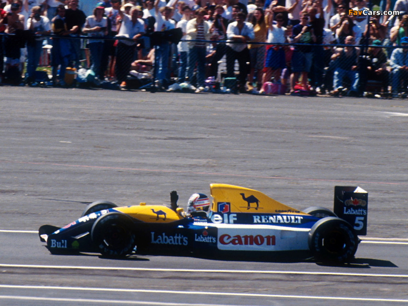 Williams FW14 1991 images (800 x 600)