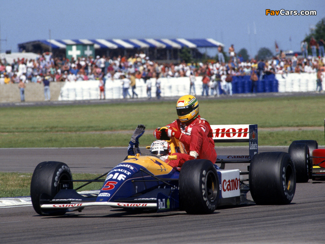 Williams FW14 1991 wallpapers (640 x 480)