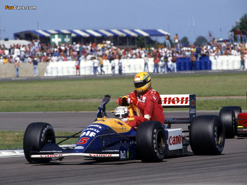 Williams FW14 1991 wallpapers (800 x 600)