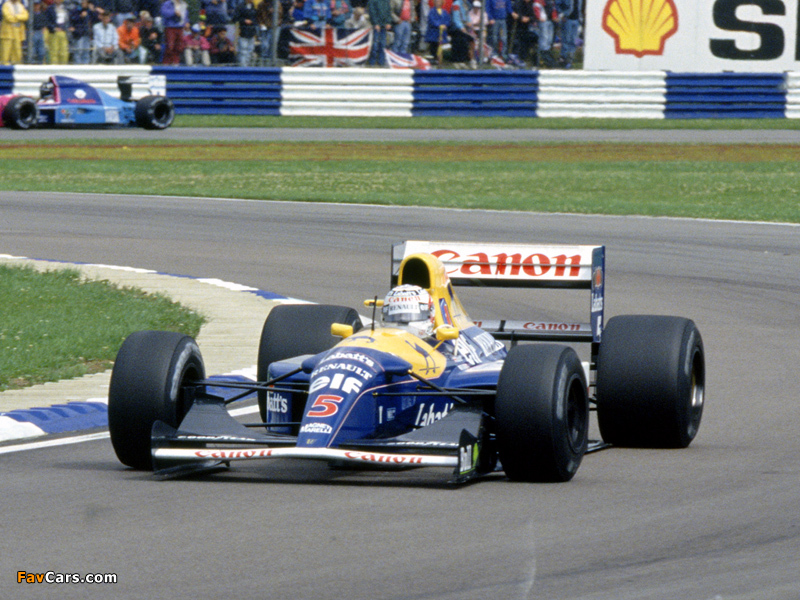 Williams FW14B 1992 images (800 x 600)