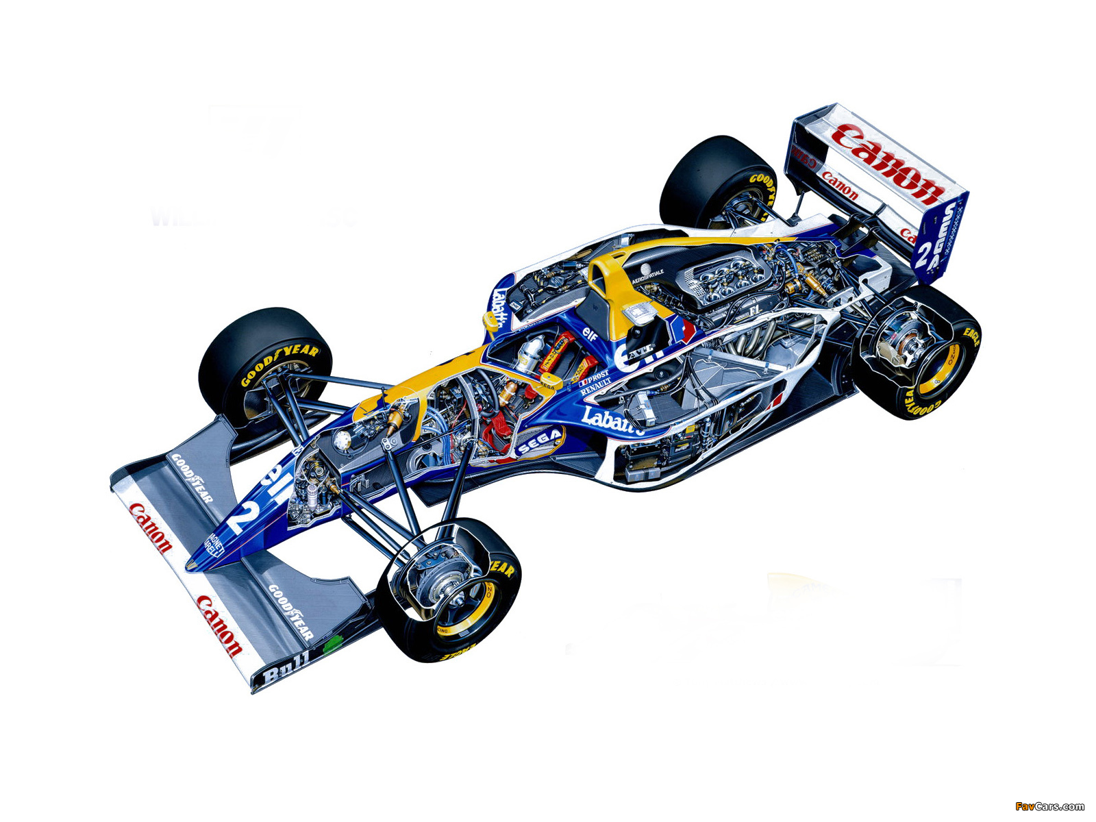 Williams FW15C 1993 wallpapers (1600 x 1200)