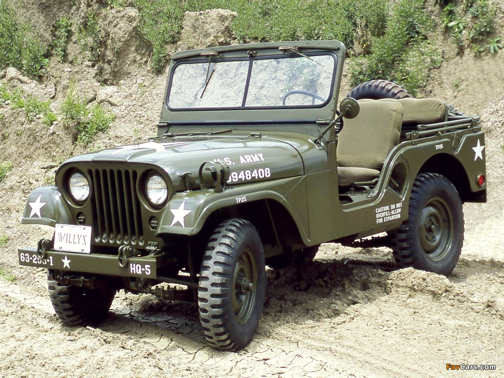 Willys M38 A1 Jeep 1952–57 wallpapers (1024 x 768)