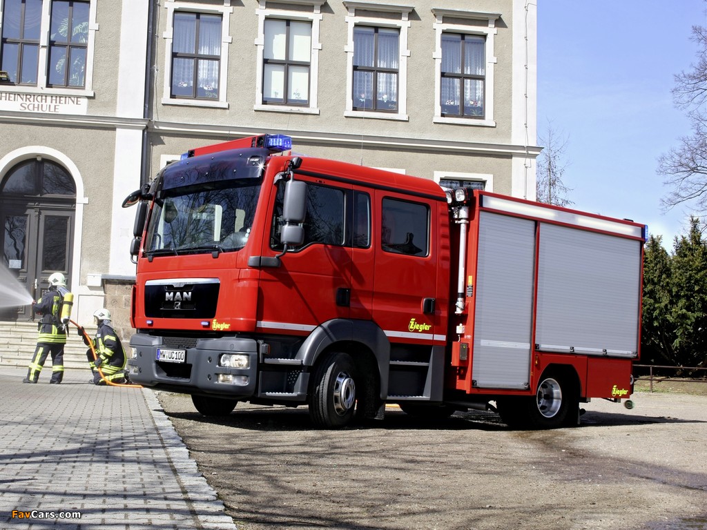 MAN TGL 8.180 Crew Cab Feuerwehr by Ziegler 2008–12 pictures (1024 x 768)