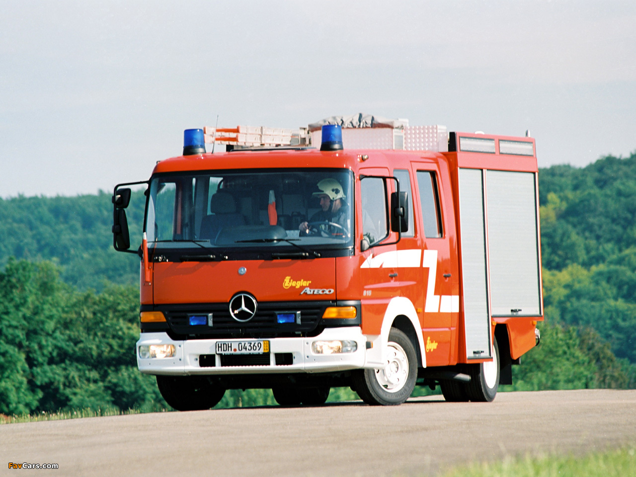 Ziegler Mercedes-Benz Atego 815 Feuerwehr 1998–2005 wallpapers (1280 x 960)