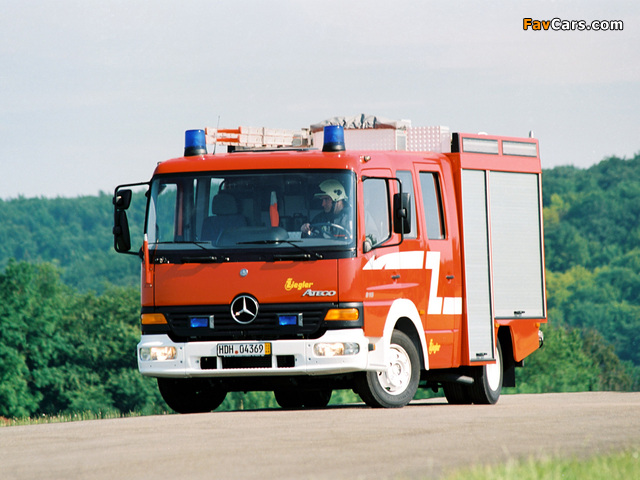 Ziegler Mercedes-Benz Atego 815 Feuerwehr 1998–2005 wallpapers (640 x 480)