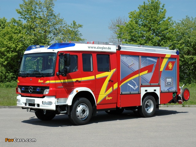 Ziegler Mercedes-Benz Atego 1328 Feuerwehr 2005–13 wallpapers (640 x 480)